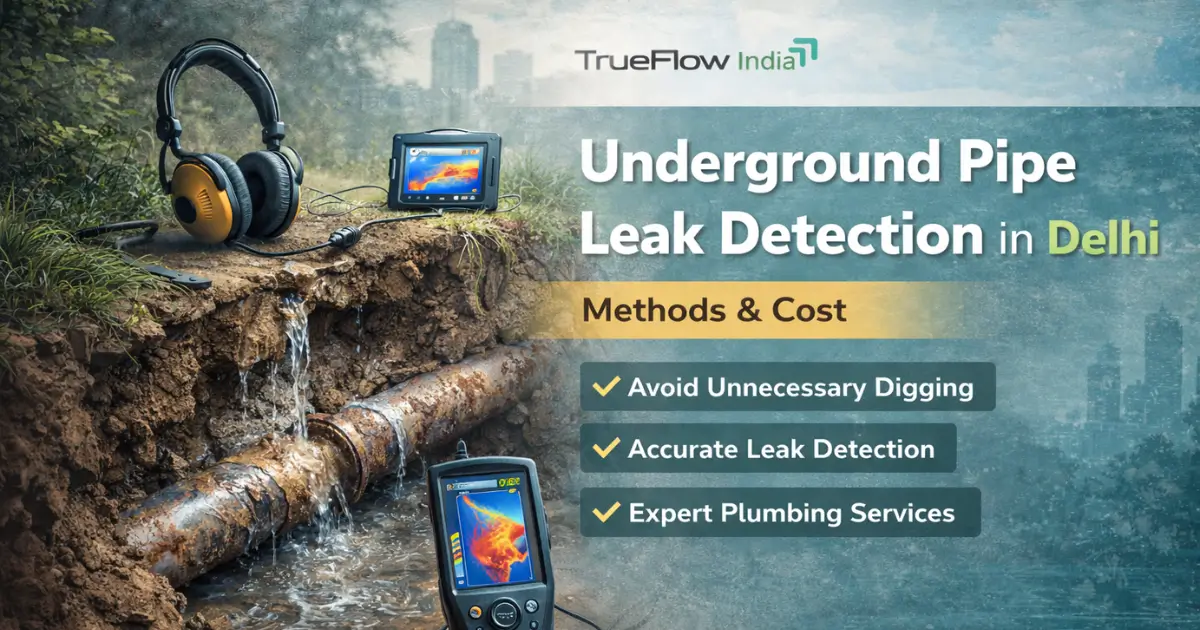 Underground Pipe Leak Detection in Delhi – Methods & Cost